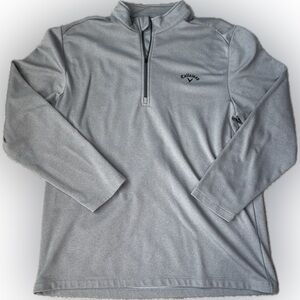 Mens Callaway Quarter  Zip Long Sleeve Pullover Sz XL